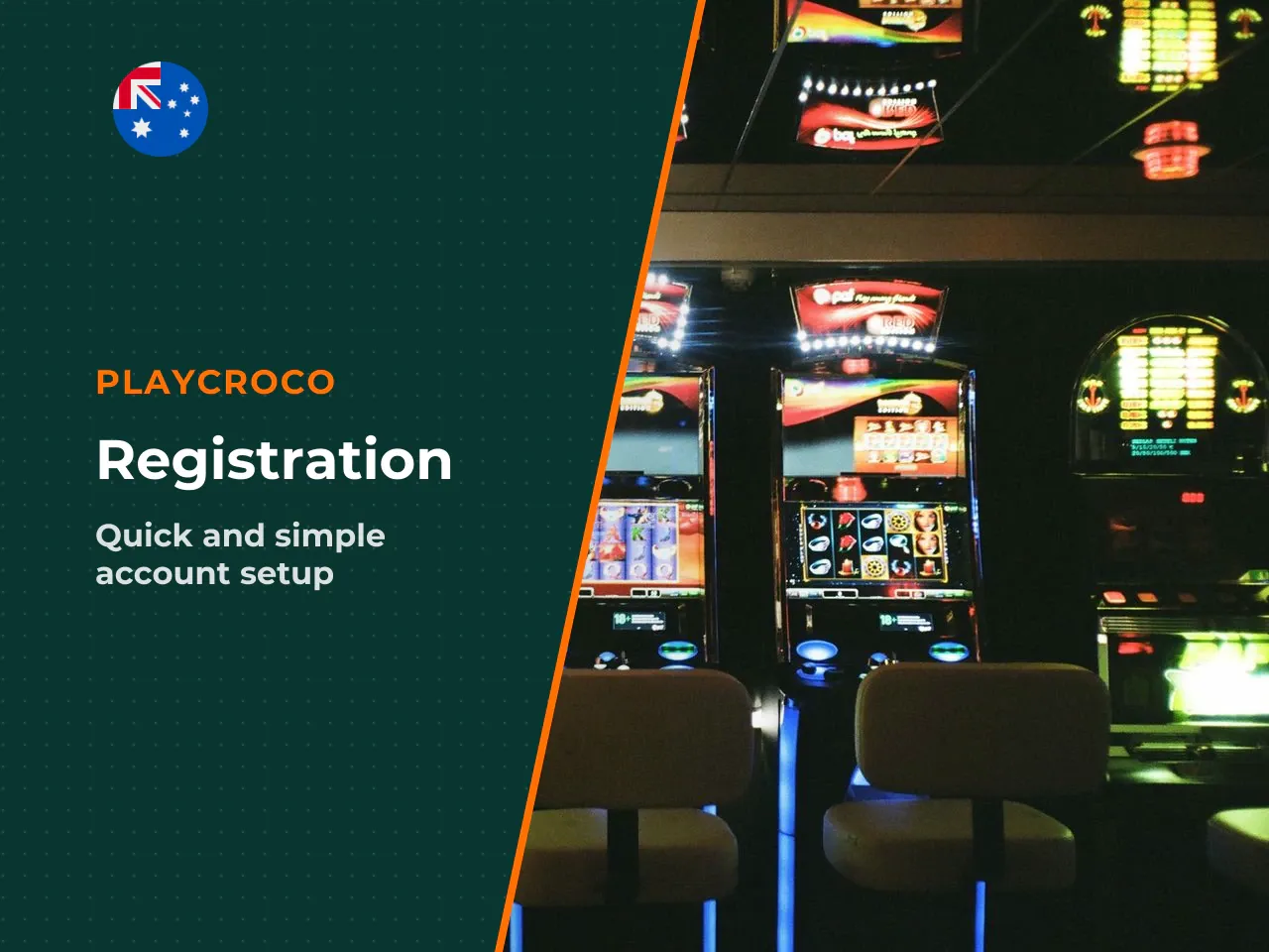 Login, Account Creation and First Session. The registration form requires your **full name** (must match your government-issued ID), **date of birth** (18+ verification), **email address** and **phone