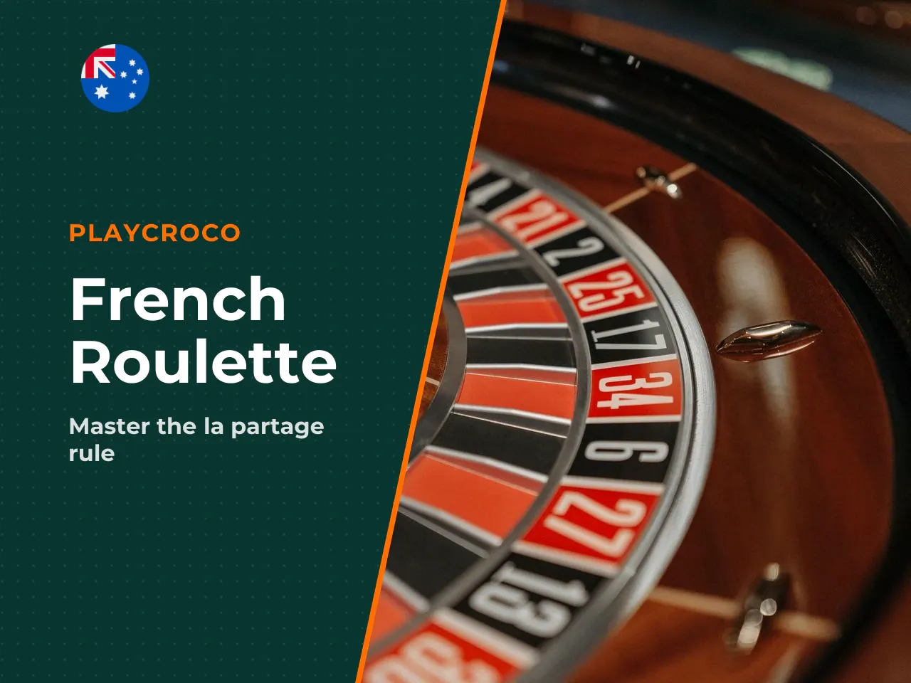 French roulette games further improve conditions for the player. While utilising the standard 37-pocket European structure, they enforce a "La Partage" rule: when the ball lands on the single zero, La