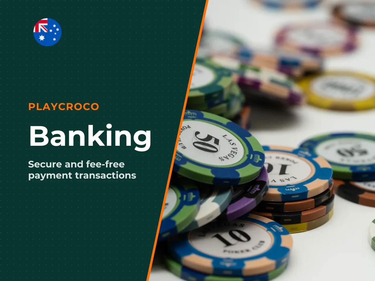 PlayCroco charges no deposit fees on their end, though your bank or card issuer may apply foreign exchange or cash-advance charges for card transactions. All deposits are processed over SSL-encrypted 