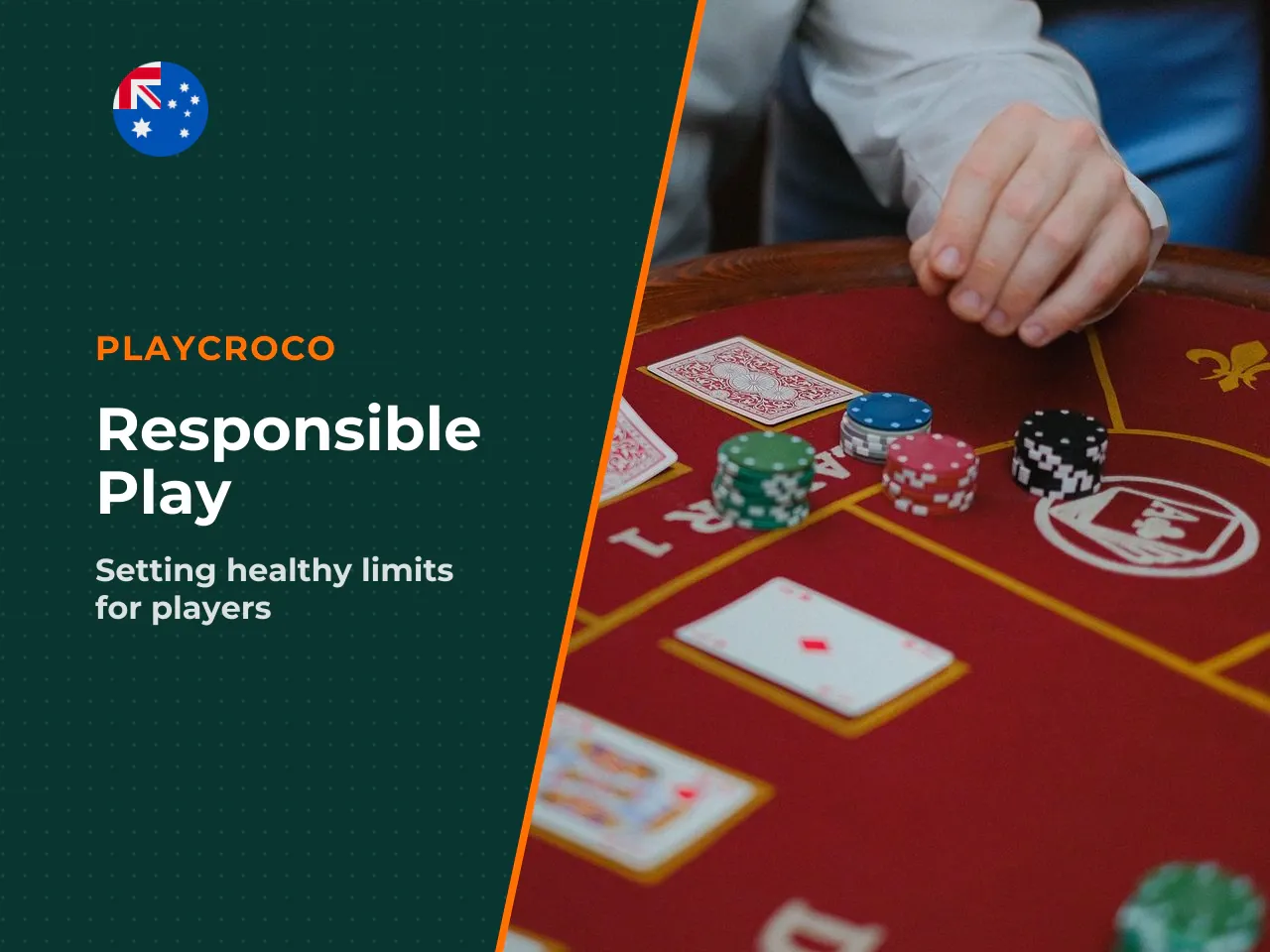 Responsible Gambling Tools and Support. PlayCroco offers basic self-management options through its account settings, including deposit limits and session-time reminders. However, **PlayCroco does not 