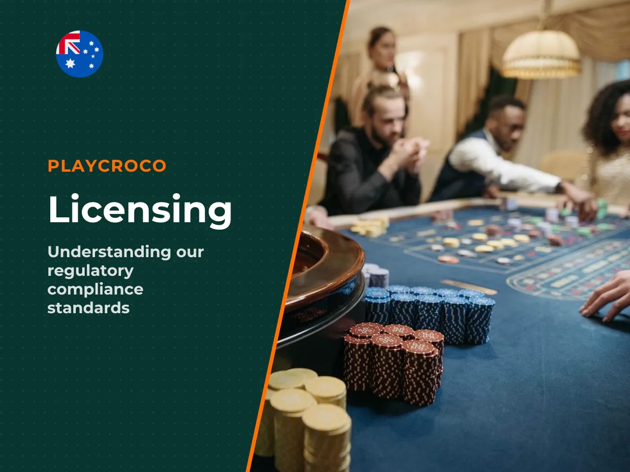 PlayCroco operates under a **Curaçao eGaming licence (#8048/JAZ)**, which is not recognised by Australian gambling regulators. While individual players are not directly prosecuted for accessing offsho