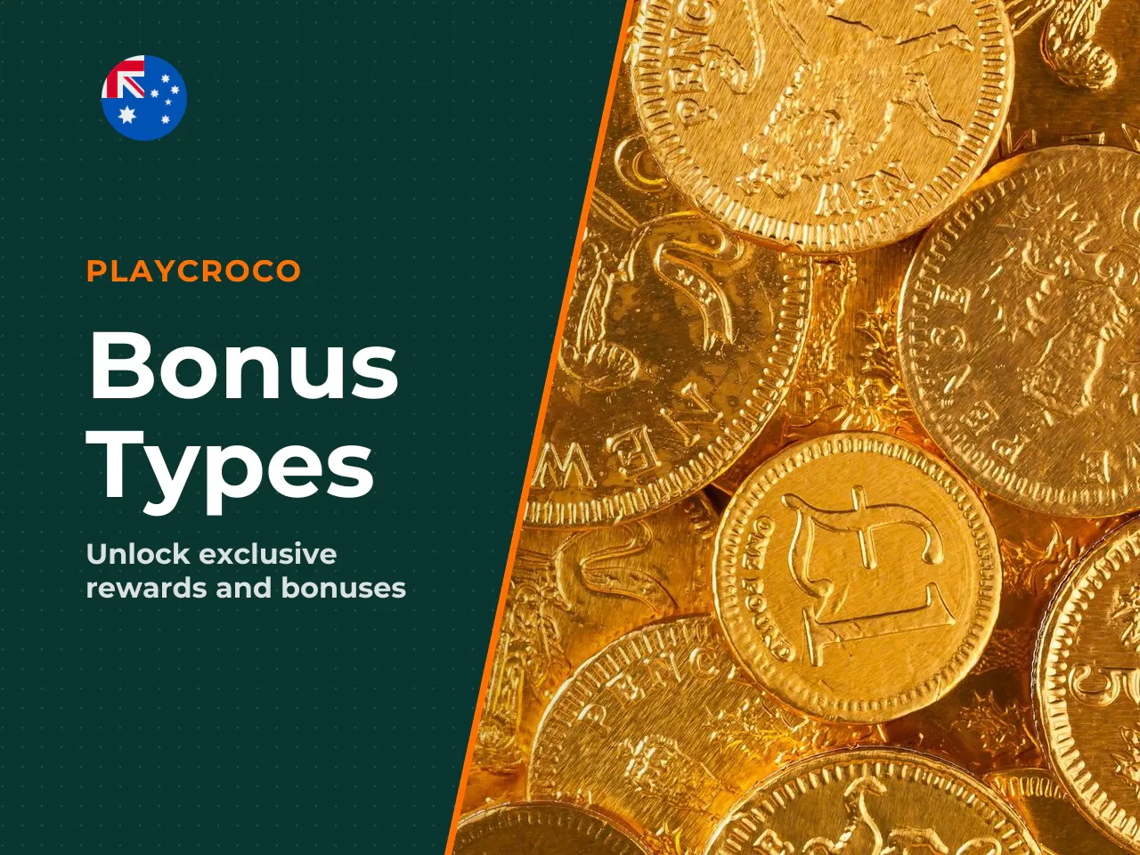 Free Spins, Bonus Cash and Other Bonus Type Options. PlayCroco casino bonuses come in several formats. The main bonus types you'll encounter include: - **Free chips** (a set dollar amount added to you